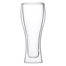 ダブルウォールビアグラス アルコールグラス ビアグラス ダブルウォールグラス 440mL ロング 大きい カップ 耐熱グラス ビールグラス タンブラー 食洗機対応 二重構造 ガラス ぼん家具