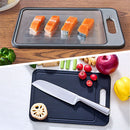 多機能まな板〔解凍プレート付き〕 解凍プレート まな板 急速解凍 食洗機対応 約幅 30×20cm カッティングボード 食材 肉 冷凍食品 解凍 両面使い すりおろし 包丁砥ぎ 付き 解凍まな板 cloclo