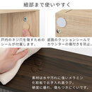 カウンター上置き収納棚〔幅90cm〕 カウンター上収納ラック 引き出し ガラス扉付き ミニ食器棚 カップボード キッチン ぼん家具