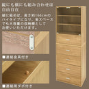 マルチキャビネット〔Bタイプ〕 カラーボックス キューブボックス 収納ボックス 収納 木製 引き出し キャビネット ガラス扉 飾り棚 ラック 文庫 コミック ぼん家具