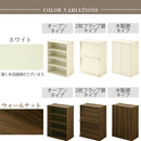 マルチキャビネット〔Bタイプ〕 カラーボックス キューブボックス 収納ボックス 収納 木製 引き出し キャビネット ガラス扉 飾り棚 ラック 文庫 コミック ぼん家具