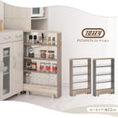 ワゴンラック ロータイプ〔幅10～14cm〕