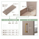 ワゴンラック ロータイプ〔幅16～20cm〕 隙間収納ラック ロータイプ ワゴン 可動棚 韓国インテリア グレージュ スリム PUTUPUTU