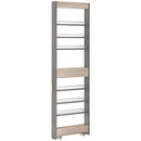 ワゴンラック ハイタイプ〔幅10～14cm〕 隙間収納ラック ハイタイプ ワゴン 可動棚 韓国インテリア グレージュ PUTUPUTU