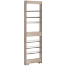 ワゴンラック ハイタイプ〔幅10～14cm〕 隙間収納ラック ハイタイプ ワゴン 可動棚 韓国インテリア グレージュ PUTUPUTU