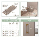 ワゴンラック ハイタイプ〔幅16～20cm〕 キッチンラック 隙間収納 キッチン収納 16cm 18cm 20cm キッチンストッカー キッチン 収納 スリムラック スリム キャスター付き 木製 ペットボトル PUTUPUTU