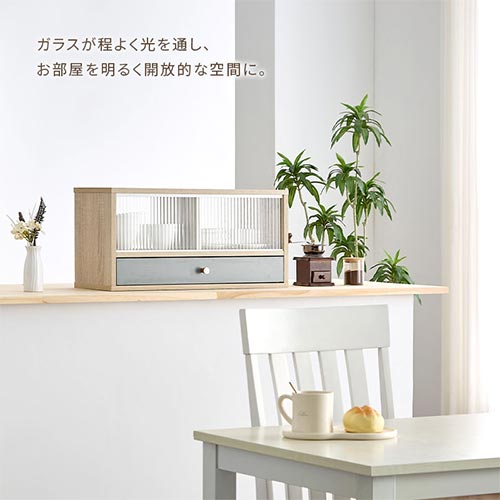 カウンター上置き収納棚〔幅60cm〕