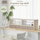 カウンター上置き収納棚〔幅90cm〕