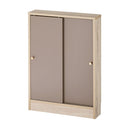 カウンター下収納〔幅60cm・奥行15cm〕 カウンター下収納 薄型 4段 可動棚 引き戸 韓国インテリア グレージュ 食器 PUTUPUTU