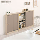 カウンター下収納〔幅60cm・奥行15cm〕 カウンター下収納 薄型 4段 可動棚 引き戸 韓国インテリア グレージュ 食器 PUTUPUTU