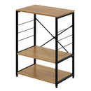 キッチンラック 3段 木製×スチール