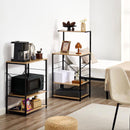 キッチンラック 3段 木製×スチール