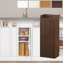 カウンター下収納〔扉・幅15～19cm〕 日本製 キッチン収納 キッチンラック すき間収納 省スペース 一人暮らし 食器 調味料 ぼん家具