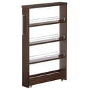 すき間ワゴンラック ロータイプ〔幅10～14cm〕 キッチン収納 キッチンラック 隙間収納 スリム おしゃれ 収納 隙間ワゴン 隙間家具 洗面所 キッチン ラック ワゴン 収納棚 調味料ラック ぼん家具