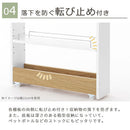 すき間ワゴンラック ロータイプ〔幅10～14cm〕 キッチン収納 キッチンラック 隙間収納 スリム おしゃれ 収納 隙間ワゴン 隙間家具 洗面所 キッチン ラック ワゴン 収納棚 調味料ラック ぼん家具