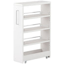 すき間ワゴンラック ロータイプ〔幅16～20cm〕 キッチン収納 キッチンラック 隙間収納 スリム おしゃれ 収納 隙間ワゴン 隙間家具 洗面所 キッチン ラック ワゴン 収納棚 調味料ラック ぼん家具