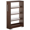 すき間ワゴンラック ロータイプ〔幅16～20cm〕 キッチン収納 キッチンラック 隙間収納 スリム おしゃれ 収納 隙間ワゴン 隙間家具 洗面所 キッチン ラック ワゴン 収納棚 調味料ラック ぼん家具