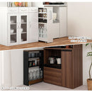 すき間ワゴンラック ロータイプ〔幅16～20cm〕 キッチン収納 キッチンラック 隙間収納 スリム おしゃれ 収納 隙間ワゴン 隙間家具 洗面所 キッチン ラック ワゴン 収納棚 調味料ラック ぼん家具