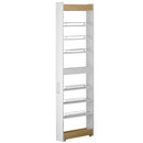 すき間ワゴンラック ハイタイプ〔幅10～14cm〕 キッチン収納 キッチンラック 隙間収納 スリム おしゃれ 収納 隙間ワゴン 隙間家具 洗面所 キッチン ラック ワゴン 収納棚 調味料ラック ぼん家具