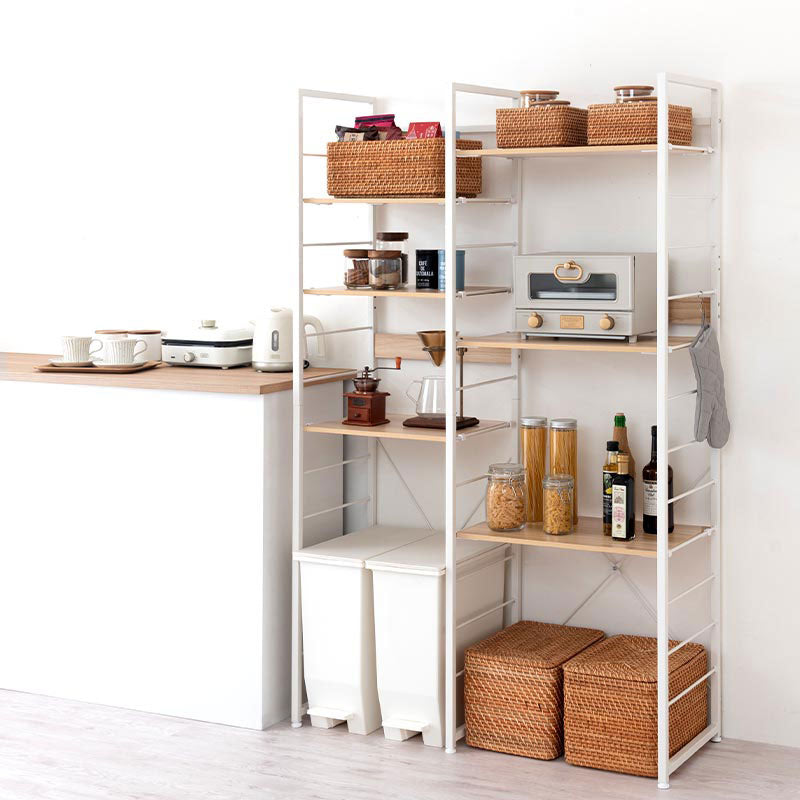 コンセント付き キッチンラック キッチン収納 おしゃれ ぼん家具