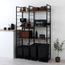 コンセント付き キッチンラック