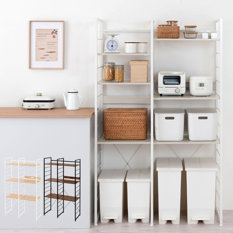 コンセント付き キッチンラック キッチン収納 おしゃれ ぼん家具