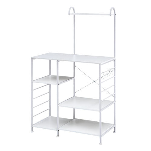 アーチ 上棚付き キッチンラック 4段