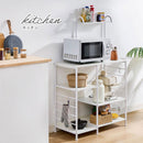 アーチ 上棚付き キッチンラック 4段