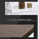 アーチ 上棚付き キッチンラック 4段