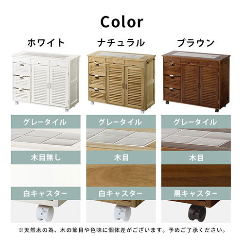 キッチンワゴン〔2枚扉タイプ〕