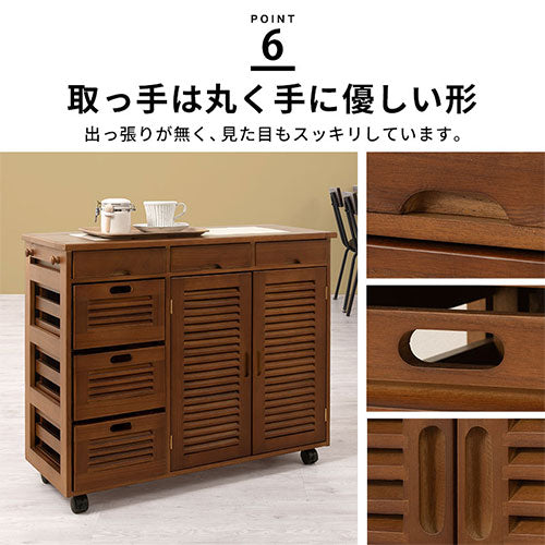 キッチンワゴン〔2枚扉タイプ〕