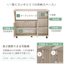 キッチンワゴン キッチン収納 キッチンカウンター 天板 拡張 調理台 キッチンワゴン 折りたたみ キッチン 作業台 キャスター付き ワゴン ラック 木製 扉付き 可動棚 ぼん家具