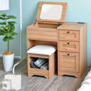 ドレッサーデスク ドレッサー おしゃれ 椅子付き セット コンセント付き デスクドレッサー 机 2WAY 化粧台 鏡台 化粧机 引き出し 小物収納 木製 コンパクト 佐藤産業