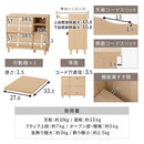 キャビネット〔E〕幅90cm フラップ3扉 オープン2段 キャビネット マガジンラック フラップ扉 リビングボード 収納 脚付き TV台 寝室 ルーター収納 フラップボックス マルチラック 韓国 インテリア 北欧 ぼん家具