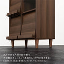 キャビネット〔J〕幅60cm フラップ3扉 オープン2段 キャビネット マガジンラック フラップ扉 リビングボード 収納 脚付き TV台 寝室 ルーター収納 フラップボックス マルチラック 韓国 インテリア 北欧 ぼん家具