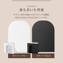 マントルピース風収納棚〔幅90cm〕 マントルピース風 収納棚 3段 可動棚 大理石調天板 奥行スリム 韓国インテリア ぼん家具