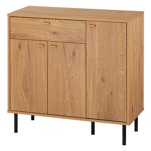 引き出し付き キャビネット 幅90cm 3扉 幅120cm 4扉 インテリア・家具