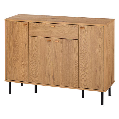 引き出し付き キャビネット 幅90cm 3扉 幅120cm 4扉 インテリア・家具