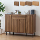 引き出し付き キャビネット 幅90cm 3扉 幅120cm 4扉