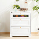 ミドルボード〔幅60cm〕 キャビネット サイドボード リビング 収納 引き出し チェスト fax台 テレビ台 マルチラック コンセント 洋服収納 佐藤産業