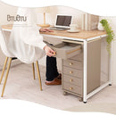 サイドチェスト サイドワゴン デスクワゴン サイドチェスト 引き出し おしゃれ キャスター スリム ワゴン 木製 大容量 6段 A4 デスク下 収納 書類 文房具 ツートン PUTUPUTU