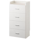 チェスト チェスト 引き出し 4段 サイドボード 収納 スリム 薄型 日用品 リビング 木目調 北欧 ぼん家具