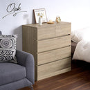 チェスト 幅80cm 引き出し5杯 衣類収納 キャビネット 洋服収納 引き出し スライドレール タンス 服 整理 衣装ケース 大容量 新生活 一人暮らし 服収納 ぼん家具