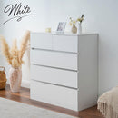 チェスト 幅80cm 引き出し5杯 衣類収納 キャビネット 洋服収納 引き出し スライドレール タンス 服 整理 衣装ケース 大容量 新生活 一人暮らし 服収納 ぼん家具