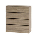 チェスト 幅80cm 引き出し5杯 衣類収納 キャビネット 洋服収納 引き出し スライドレール タンス 服 整理 衣装ケース 大容量 新生活 一人暮らし 服収納 ぼん家具