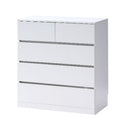 チェスト 幅80cm 引き出し5杯 衣類収納 キャビネット 洋服収納 引き出し スライドレール タンス 服 整理 衣装ケース 大容量 新生活 一人暮らし 服収納 ぼん家具