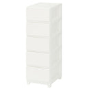 プラスチック チェスト 3段・4段・5段 スリム・ワイド 単品・セット