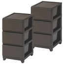 プラスチック チェスト 3段・4段・5段 スリム・ワイド 単品・セット