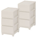 プラスチック チェスト 3段・4段・5段 スリム・ワイド 単品・セット