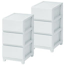 プラスチック チェスト 3段・4段・5段 スリム・ワイド 単品・セット